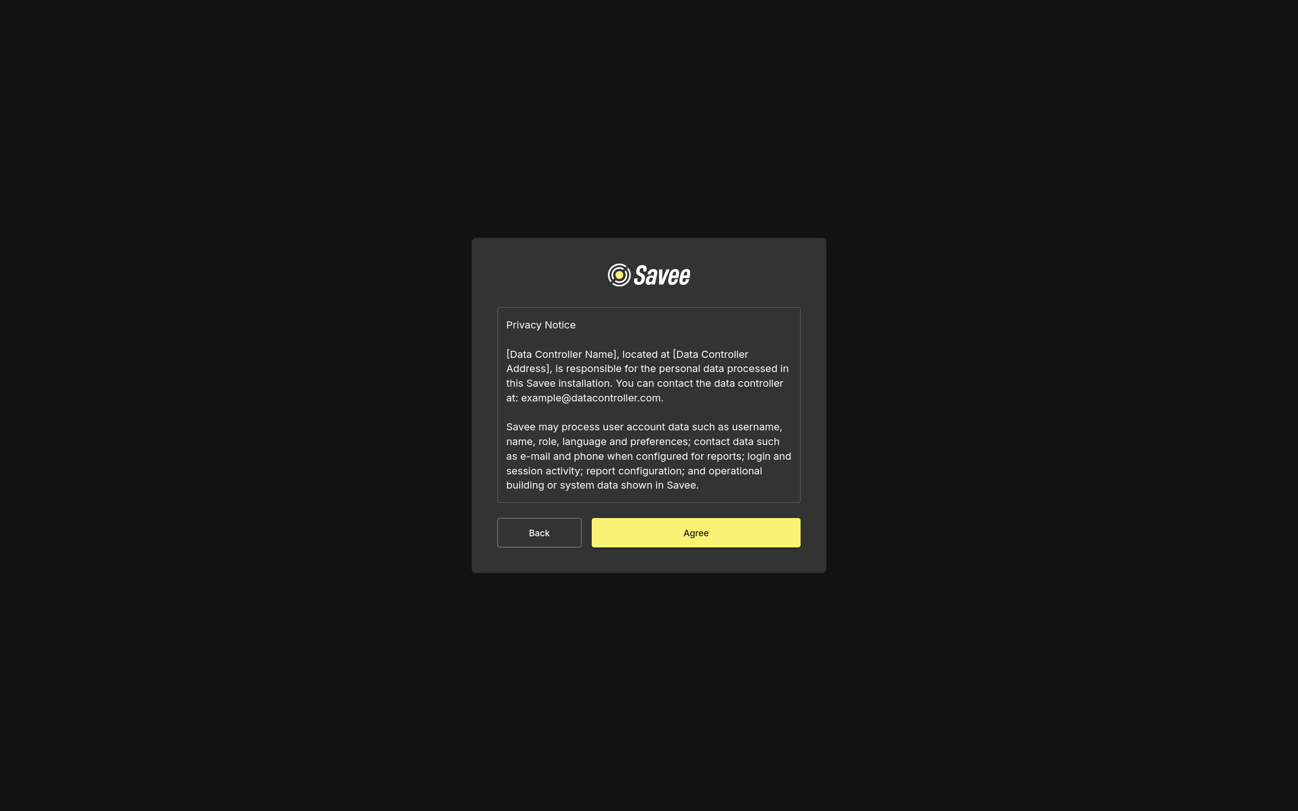 Privacy Notice Prompt