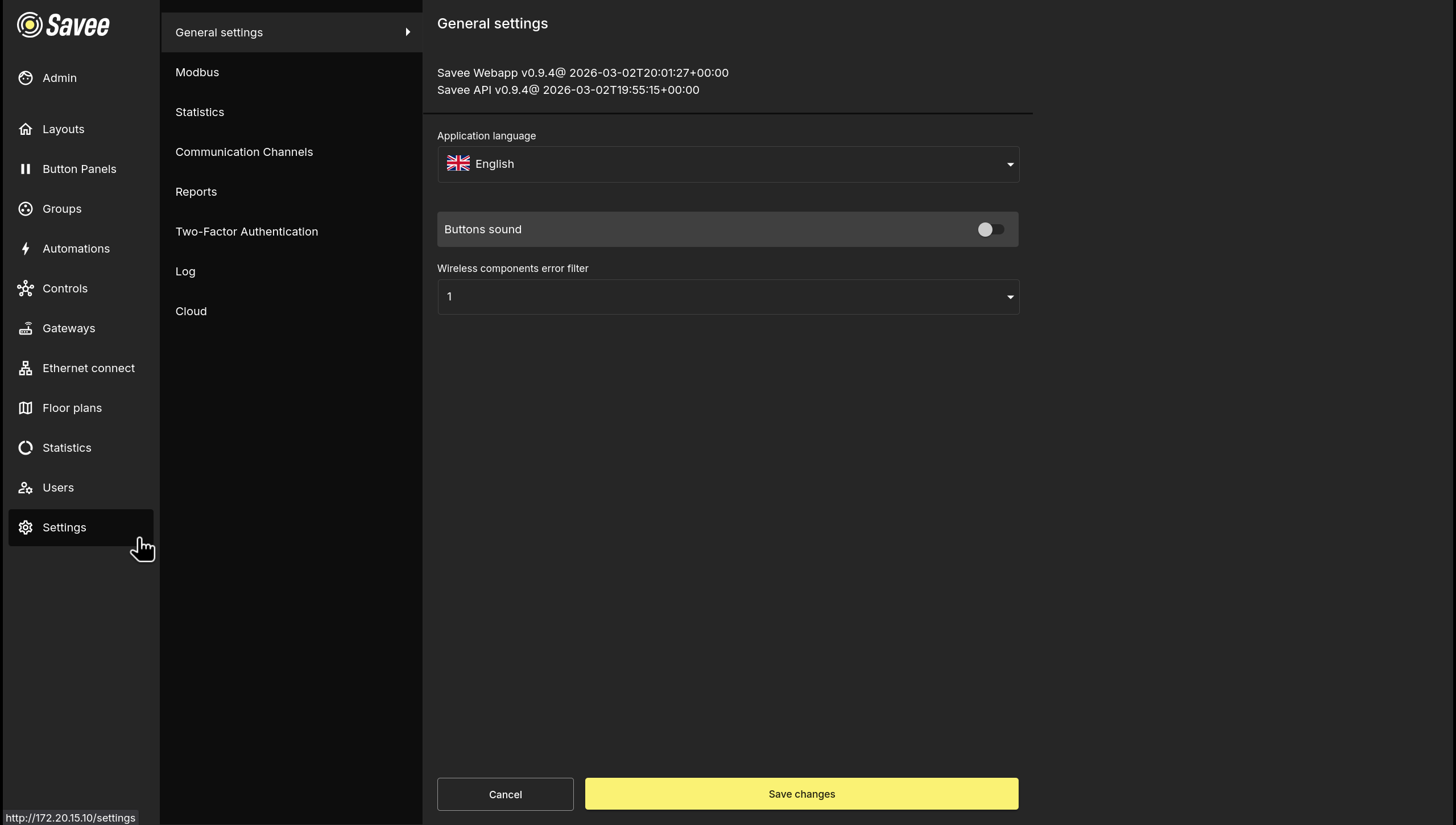 General Settings