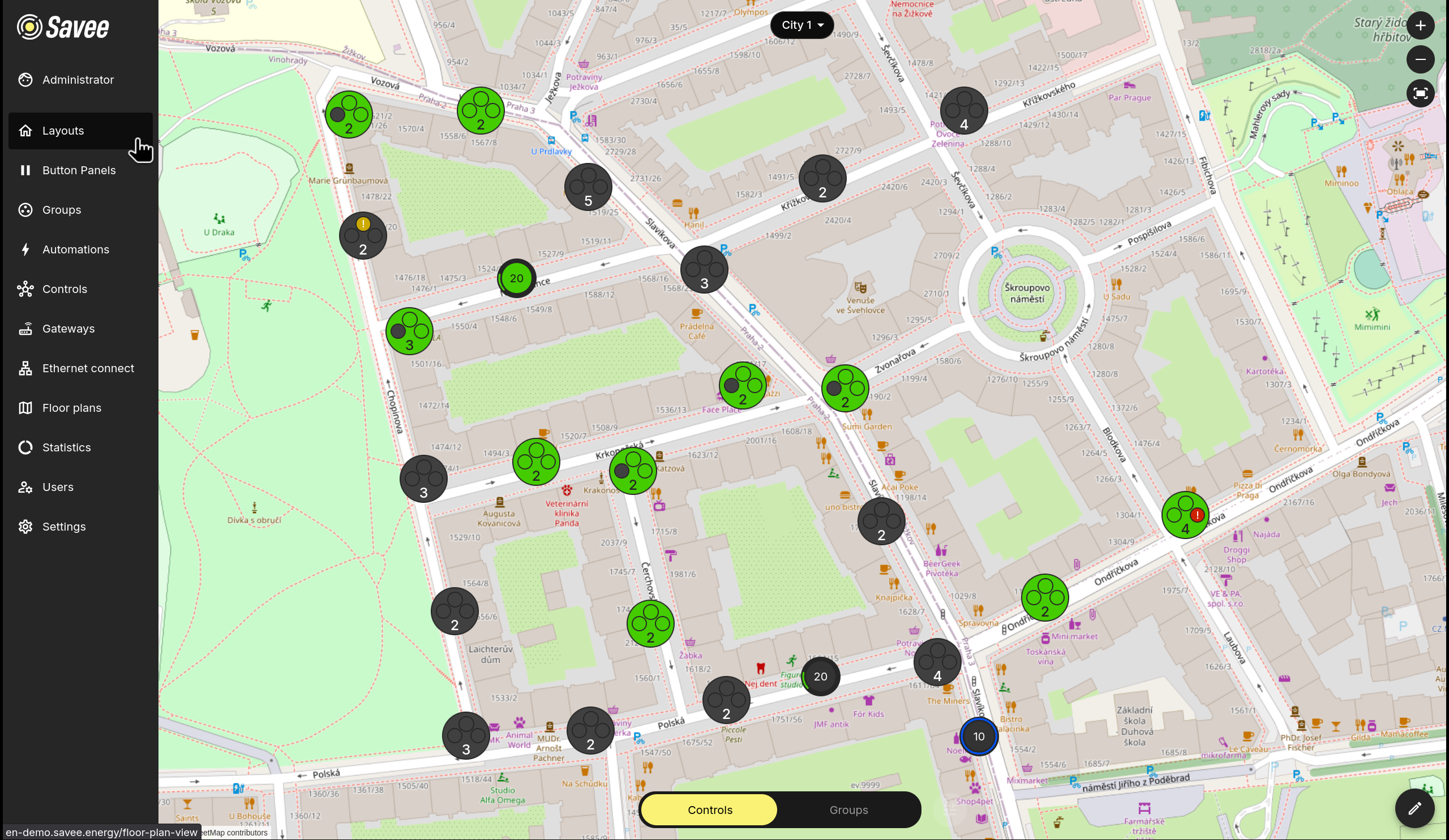 Layouts - Map View
