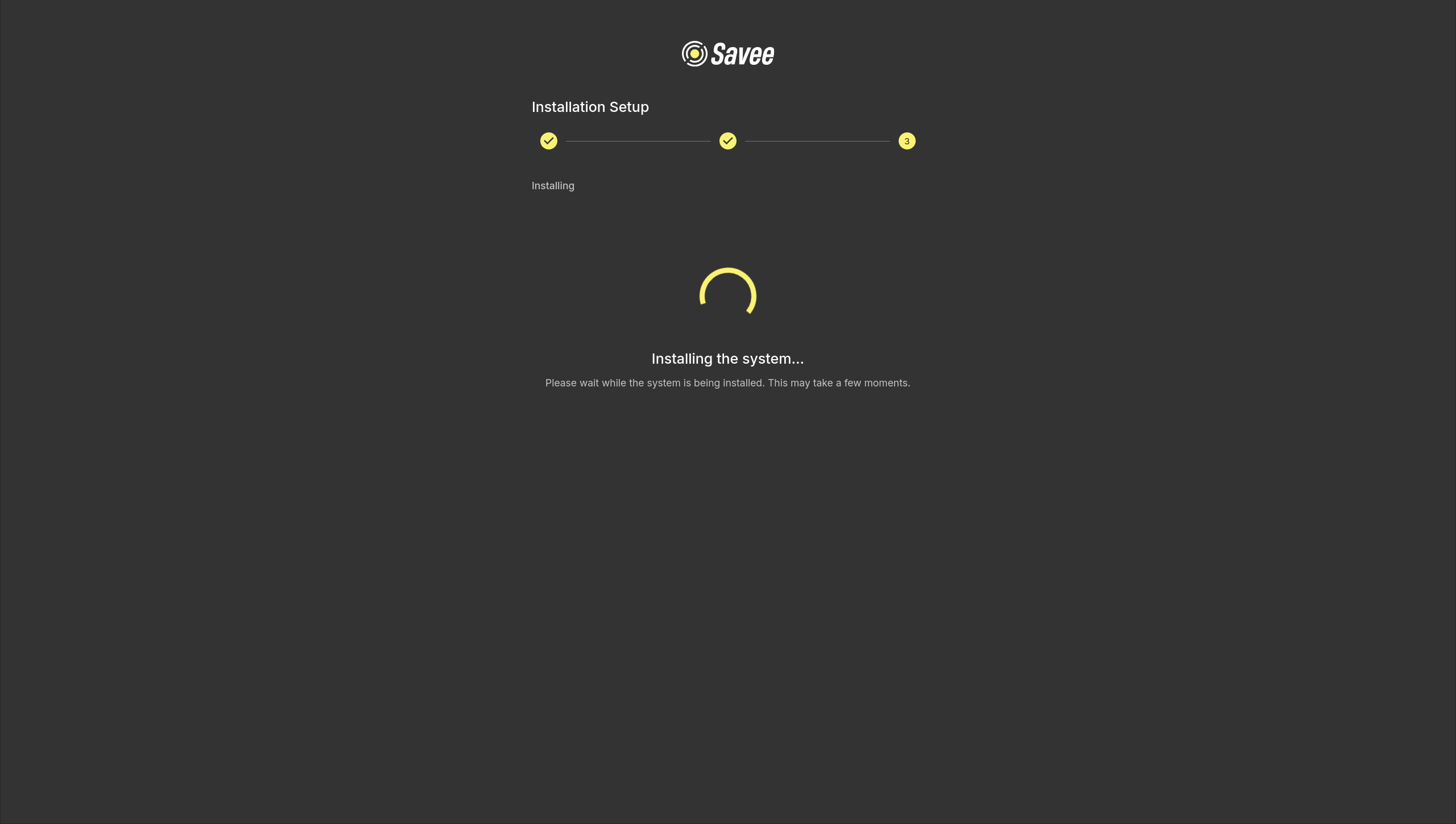 Installation Wizard Step 3